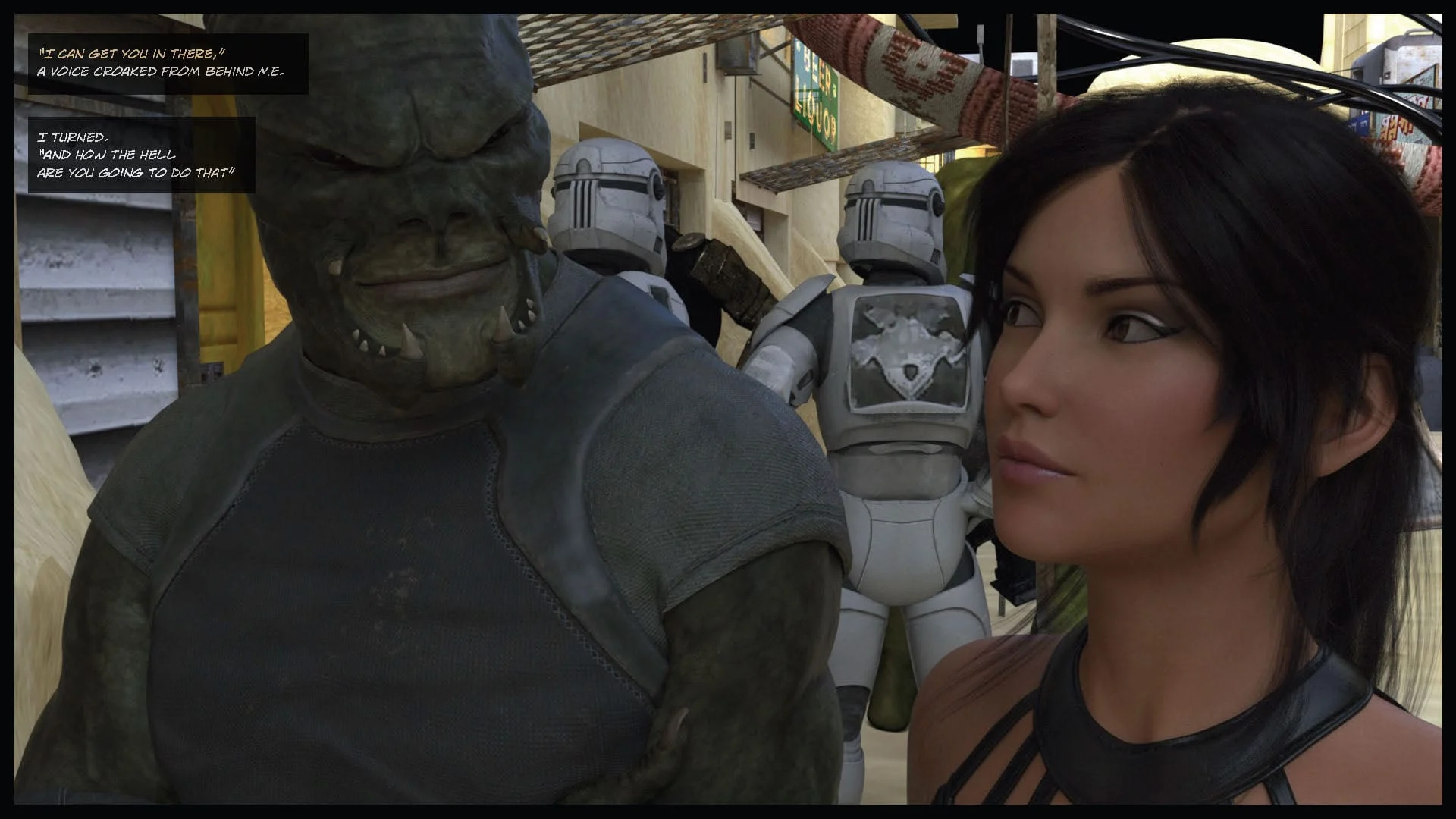 Star Whores (Star Wars) [Sexy3DComics | Gonzo] 1 . Star Whores - Chapter 1 (Star Wars) [Sexy3DComics  Gonzo] – page 48