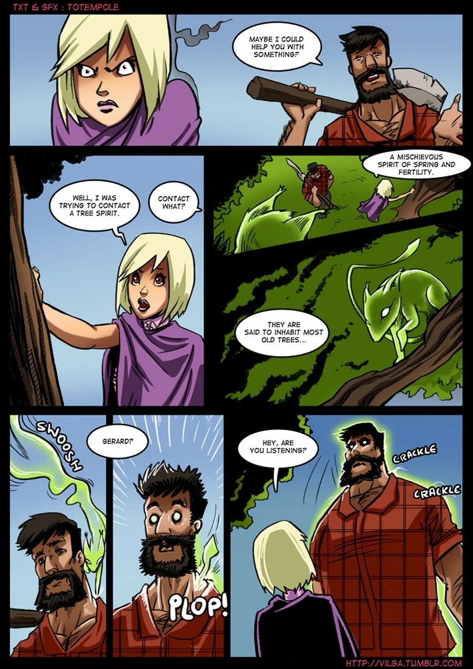 The Cummoner [Totempole] 2.5 . The Cummoner - Chapter 2.5 - Side Story #2 Morning Wood Spirits [Totempole] – page 5