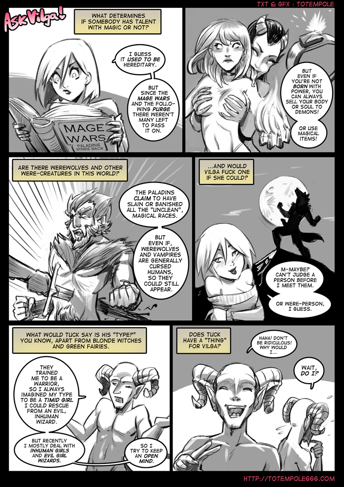 The Cummoner [Totempole] 0 . The Cummoner - Chapter 0 - Ask Vilga [Totempole] – page 10