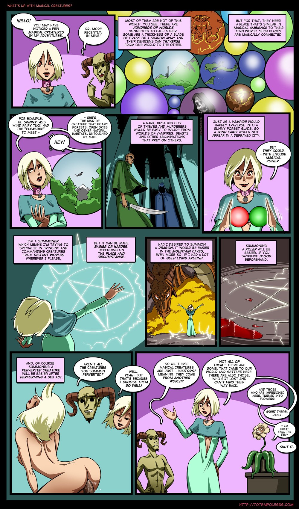 The Cummoner [Totempole] 0 . The Cummoner - Chapter 0 - Ask Vilga [Totempole] – page 4