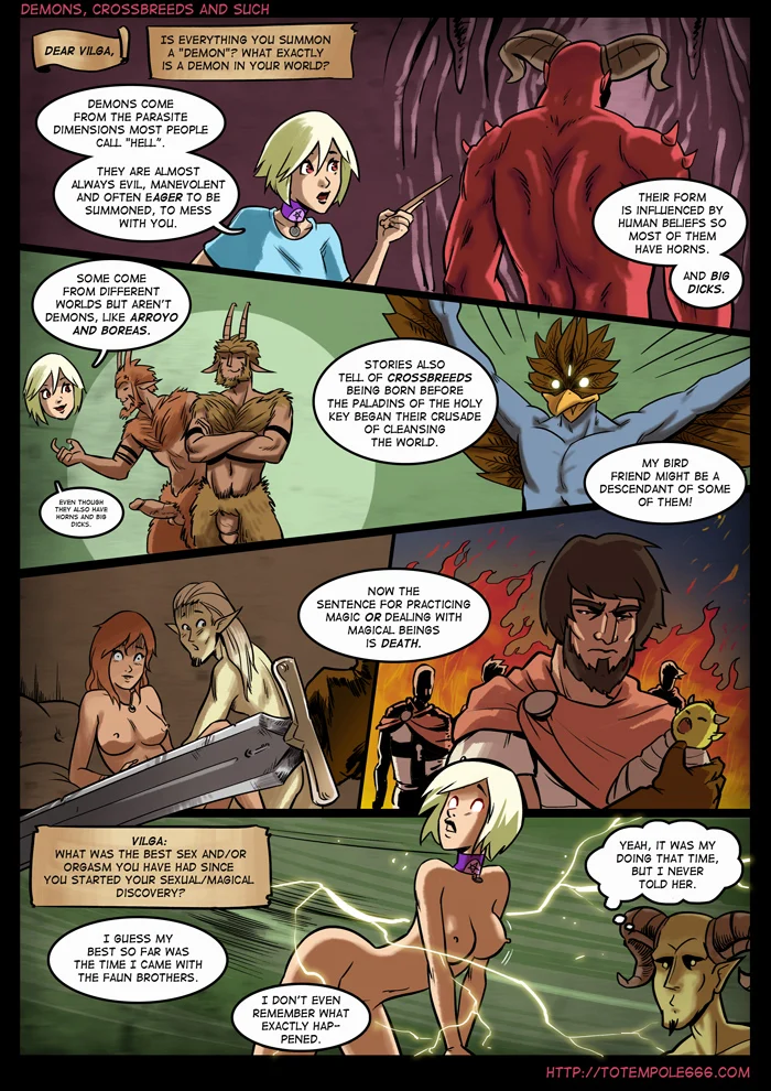 The Cummoner [Totempole] 0 . The Cummoner - Chapter 0 - Ask Vilga [Totempole] – page 7
