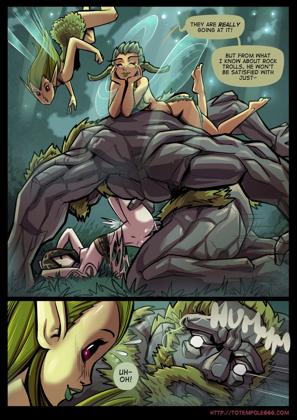 The Cummoner [Totempole] 23 . The Cummoner - Chapter 23 - Rocktrolled Fungirls [Totempole] – page 16