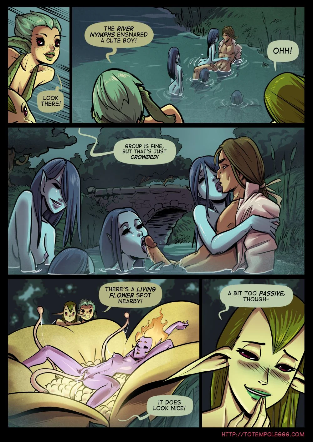 The Cummoner [Totempole] 23 . The Cummoner - Chapter 23 - Rocktrolled Fungirls [Totempole] – page 4
