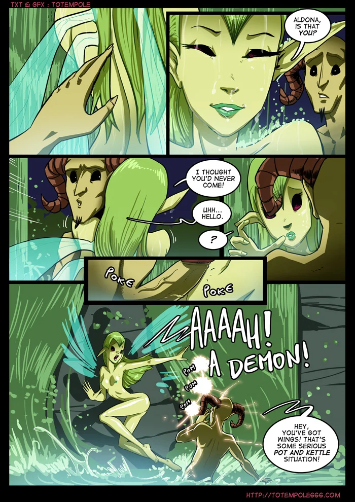 The Cummoner [Totempole] 5 . The Cummoner - Chapter 5 - Tuck's Night Out [Totempole] – page 7