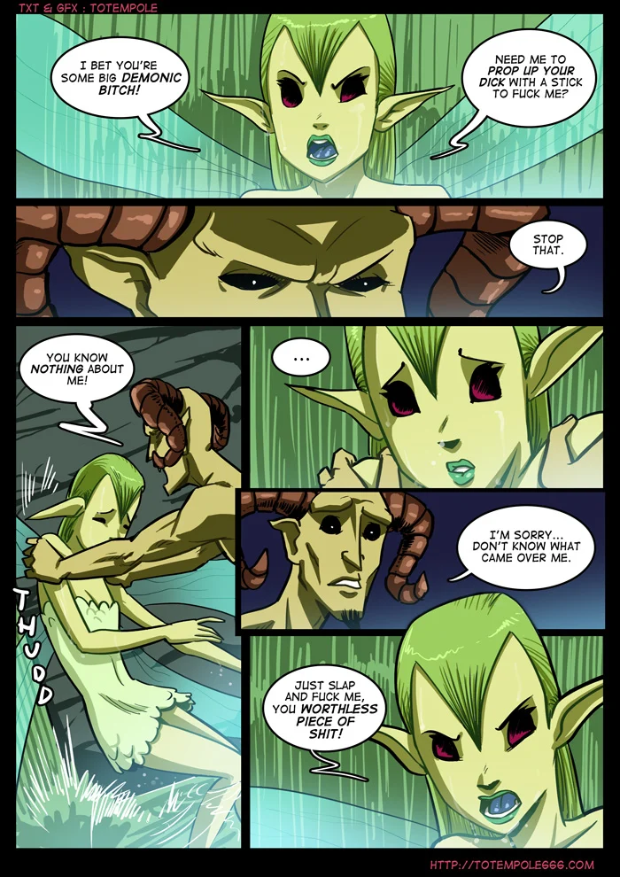 The Cummoner [Totempole] 5 . The Cummoner - Chapter 5 - Tuck's Night Out [Totempole] – page 9