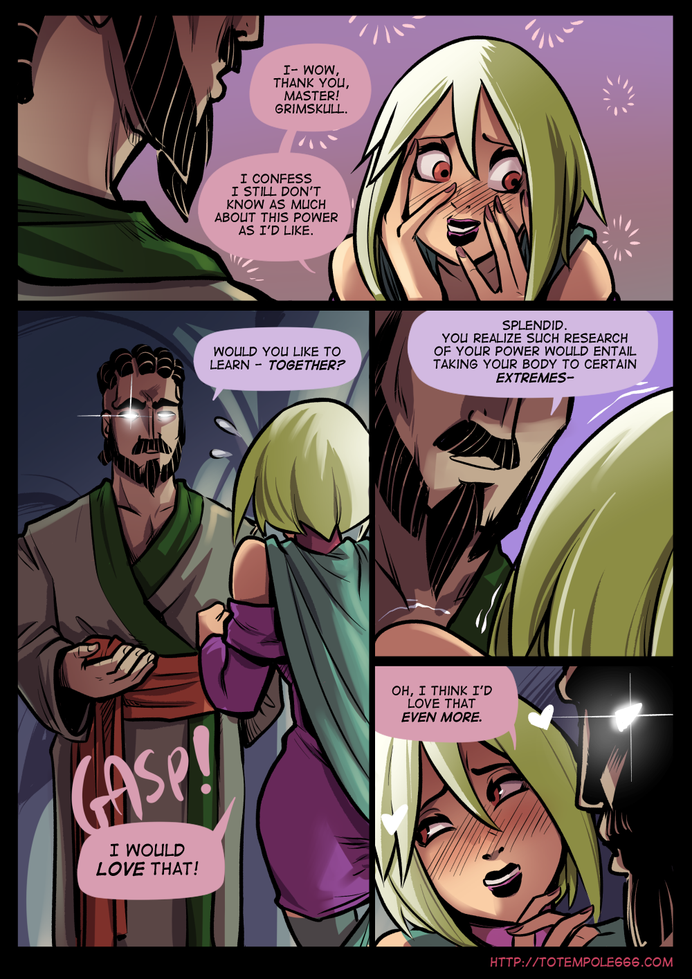 The Cummoner [Totempole] 26 . The Cummoner - Chapter 26 - Teacher's Petting [Totempole] – page 12