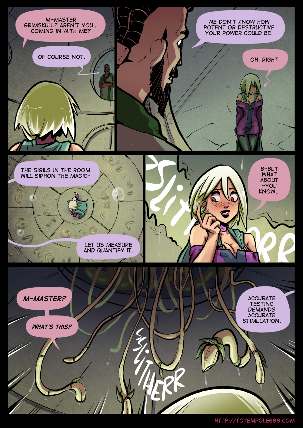 The Cummoner [Totempole] 26 . The Cummoner - Chapter 26 - Teacher's Petting [Totempole] – page 14