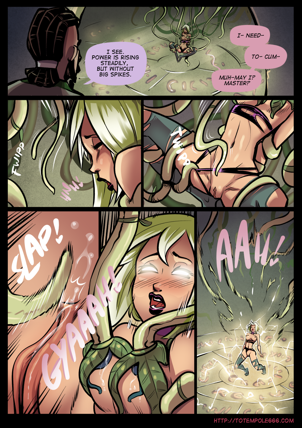 The Cummoner [Totempole] 26 . The Cummoner - Chapter 26 - Teacher's Petting [Totempole] – page 18