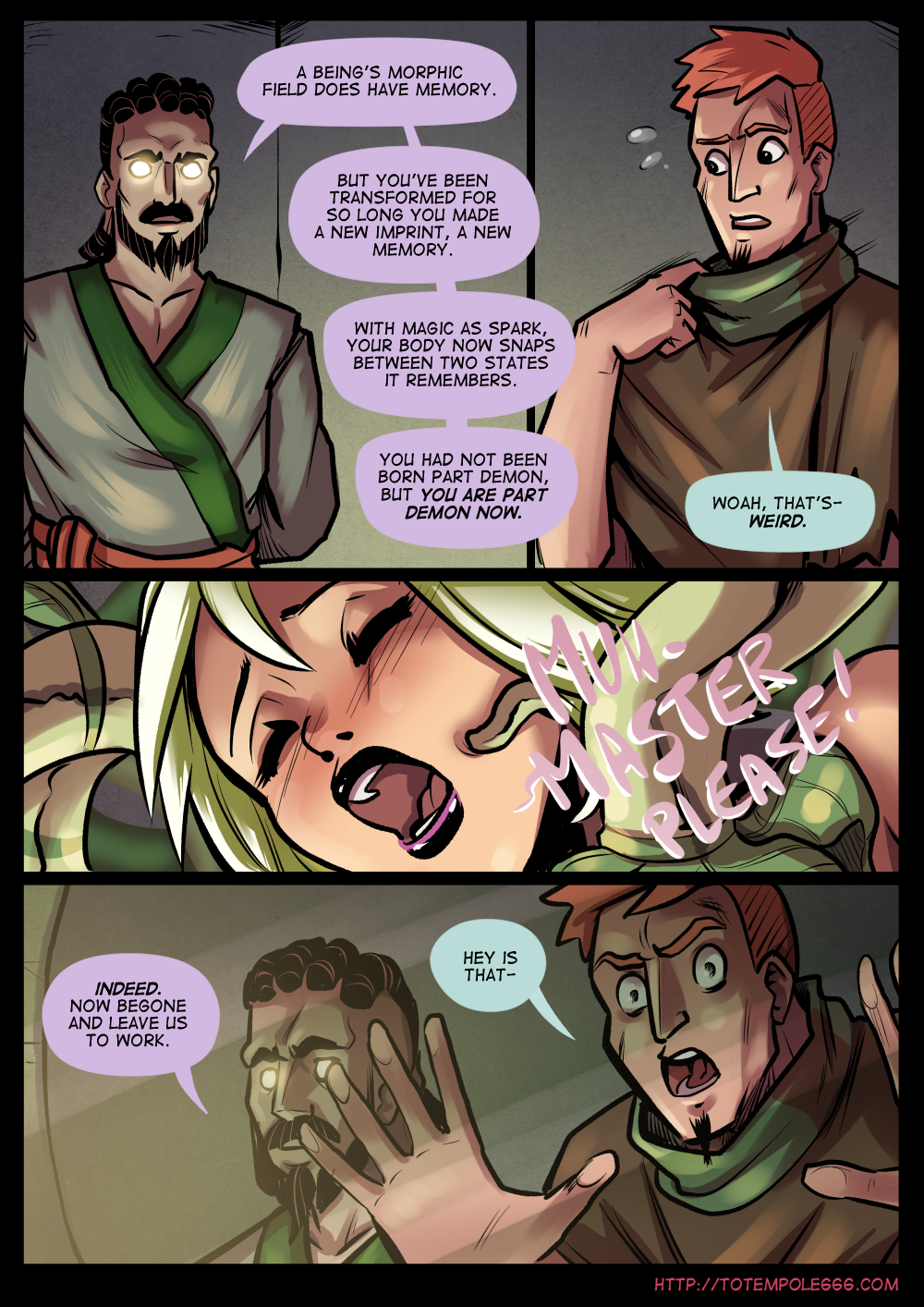 The Cummoner [Totempole] 26 . The Cummoner - Chapter 26 - Teacher's Petting [Totempole] – page 22