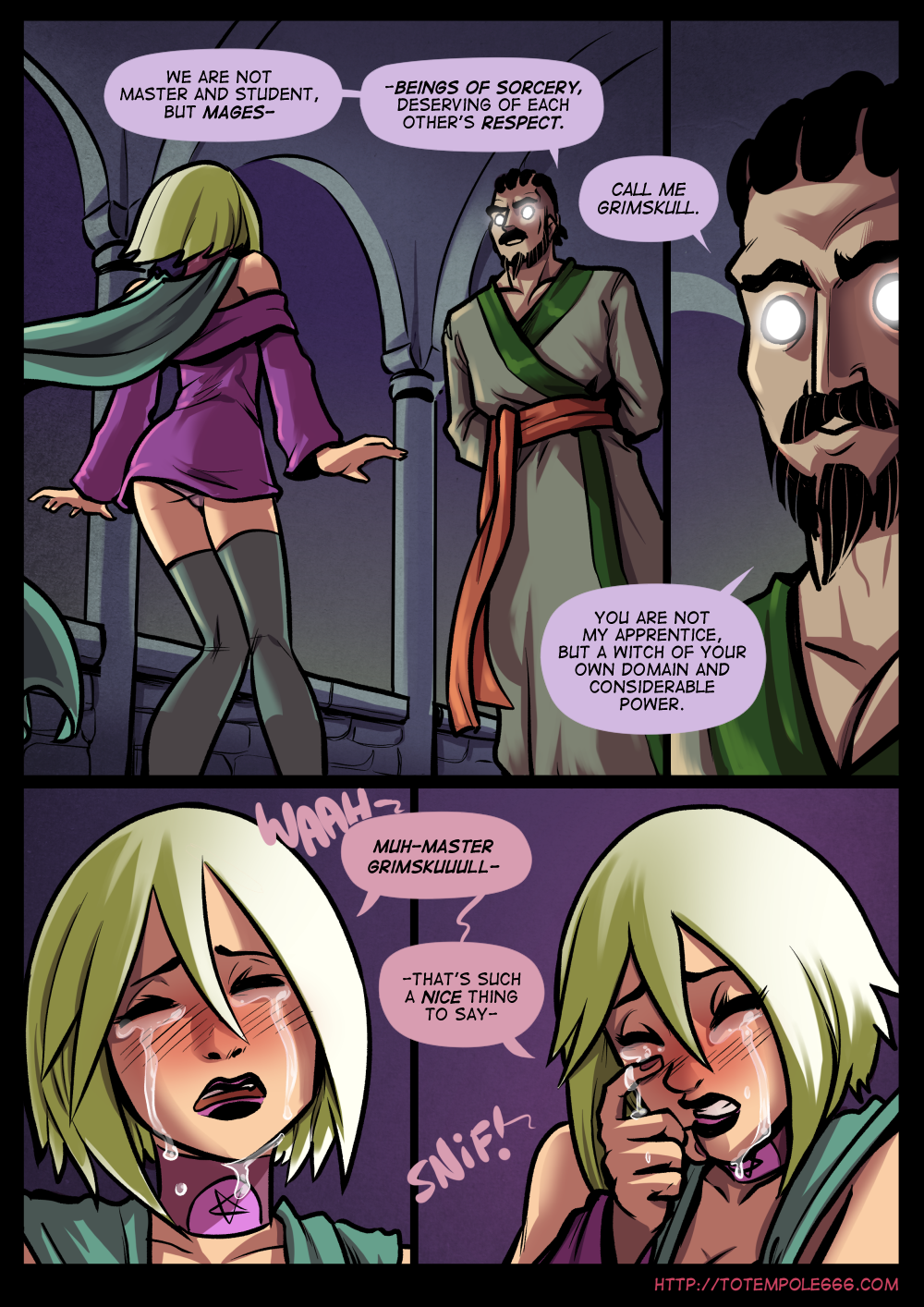 The Cummoner [Totempole] 26 . The Cummoner - Chapter 26 - Teacher's Petting [Totempole] – page 6