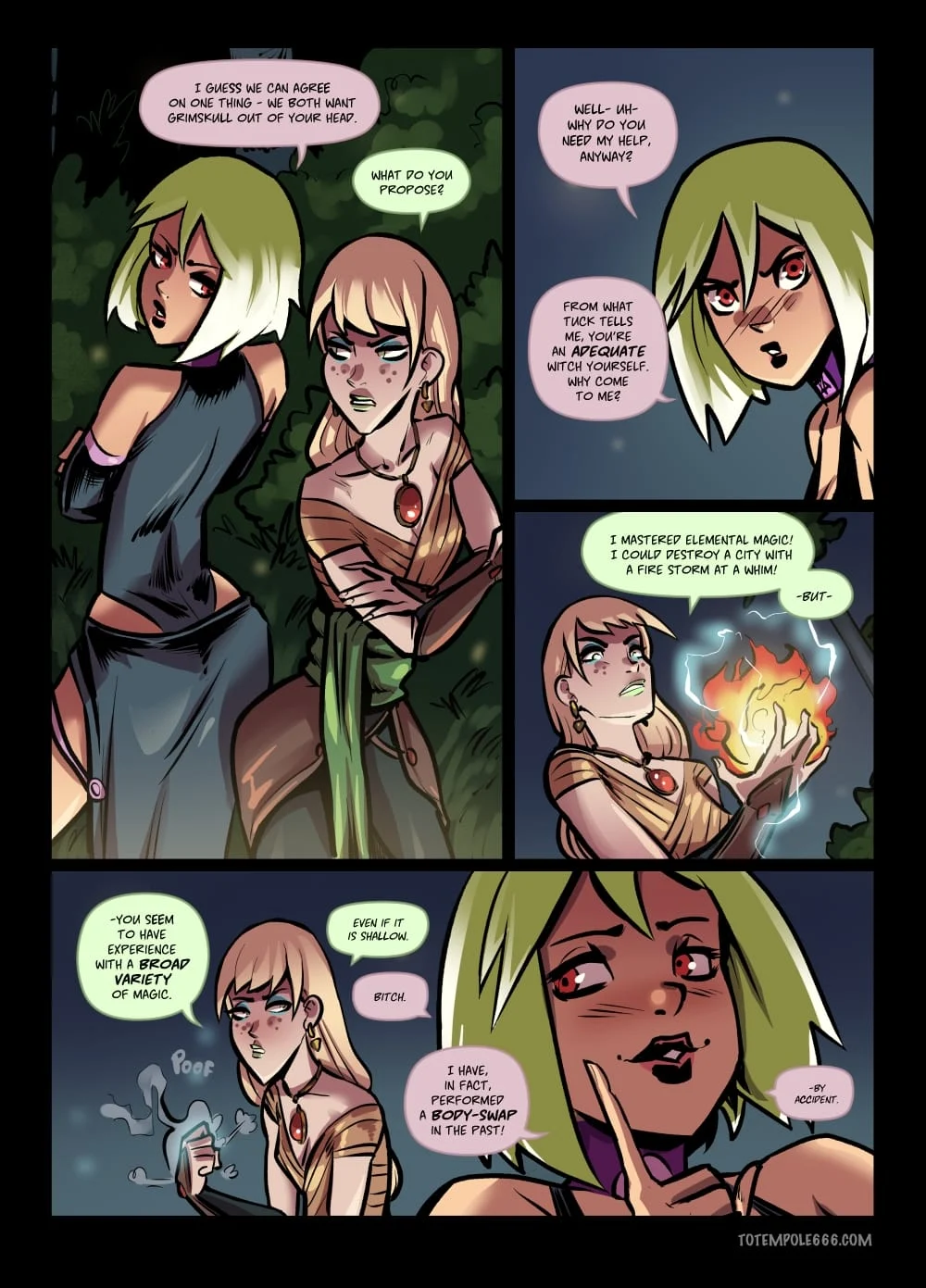 The Cummoner [Totempole] 29 . The Cummoner - Chapter 29 - Double Teamed [Totempole] – page 13