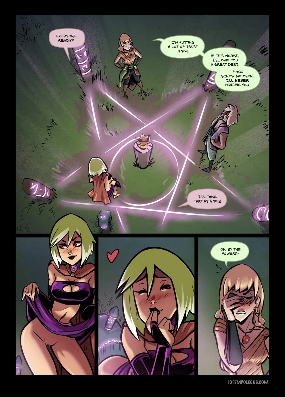 The Cummoner [Totempole] 29 . The Cummoner - Chapter 29 - Double Teamed [Totempole] – page 38