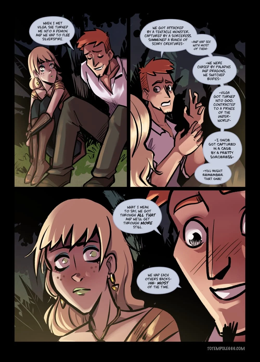 The Cummoner [Totempole] 29 . The Cummoner - Chapter 29 - Double Teamed [Totempole] – page 46