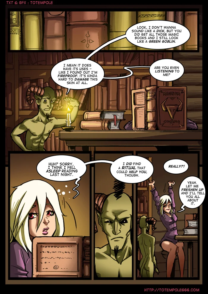 The Cummoner [Totempole] 4 . The Cummoner - Chapter 4 - Hard Lesson [Totempole] – page 2