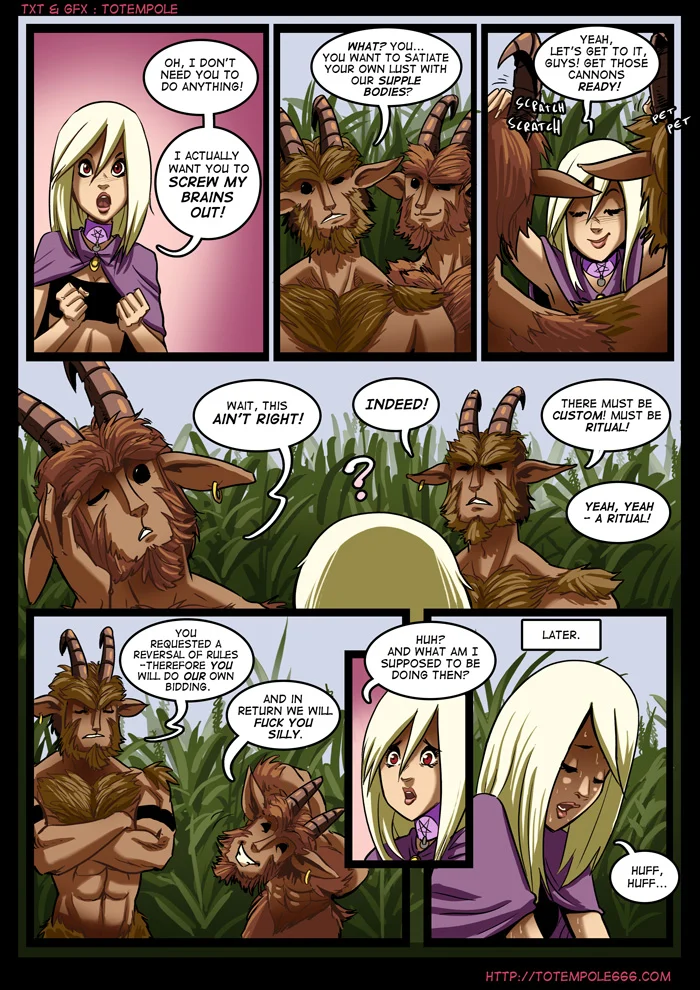 The Cummoner [Totempole] 4 . The Cummoner - Chapter 4 - Hard Lesson [Totempole] – page 8