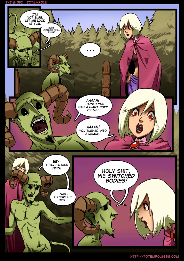 The Cummoner [Totempole] 6 . The Cummoner - Chapter 6 - The Lefts And Rites [Totempole] – page 6