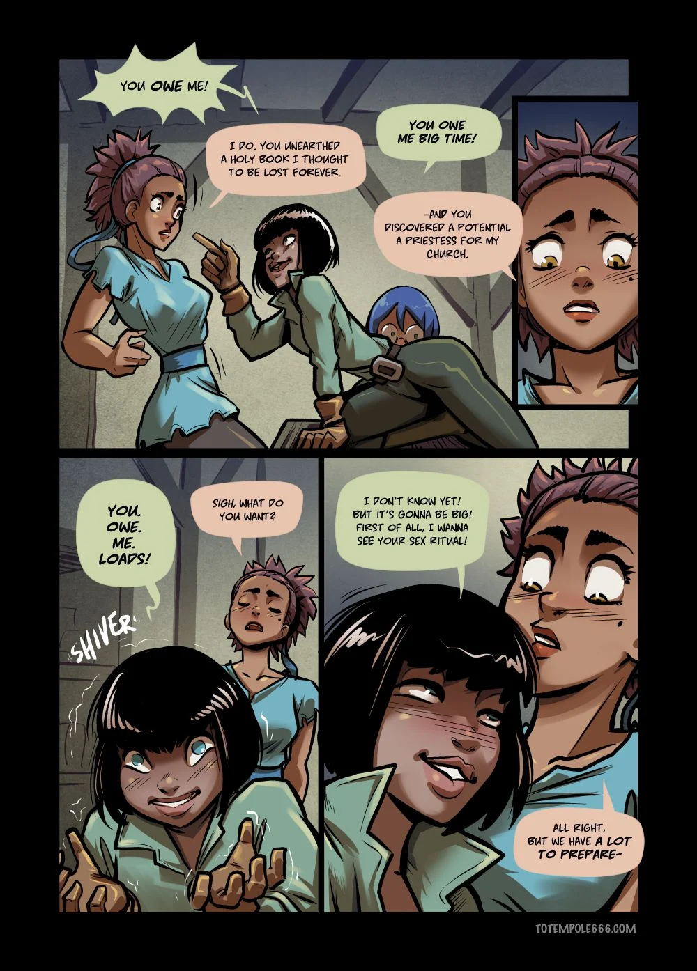 The Cummoner [Totempole] 27 . The Cummoner - Chapter 27 - Thrust Communion [Totempole] – page 14