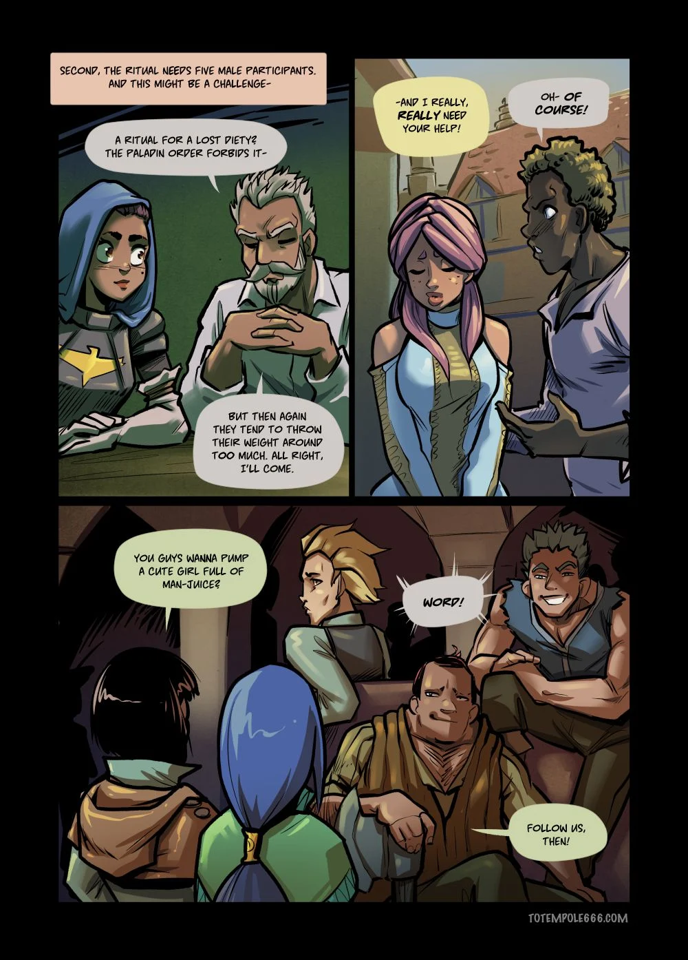 The Cummoner [Totempole] 27 . The Cummoner - Chapter 27 - Thrust Communion [Totempole] – page 16