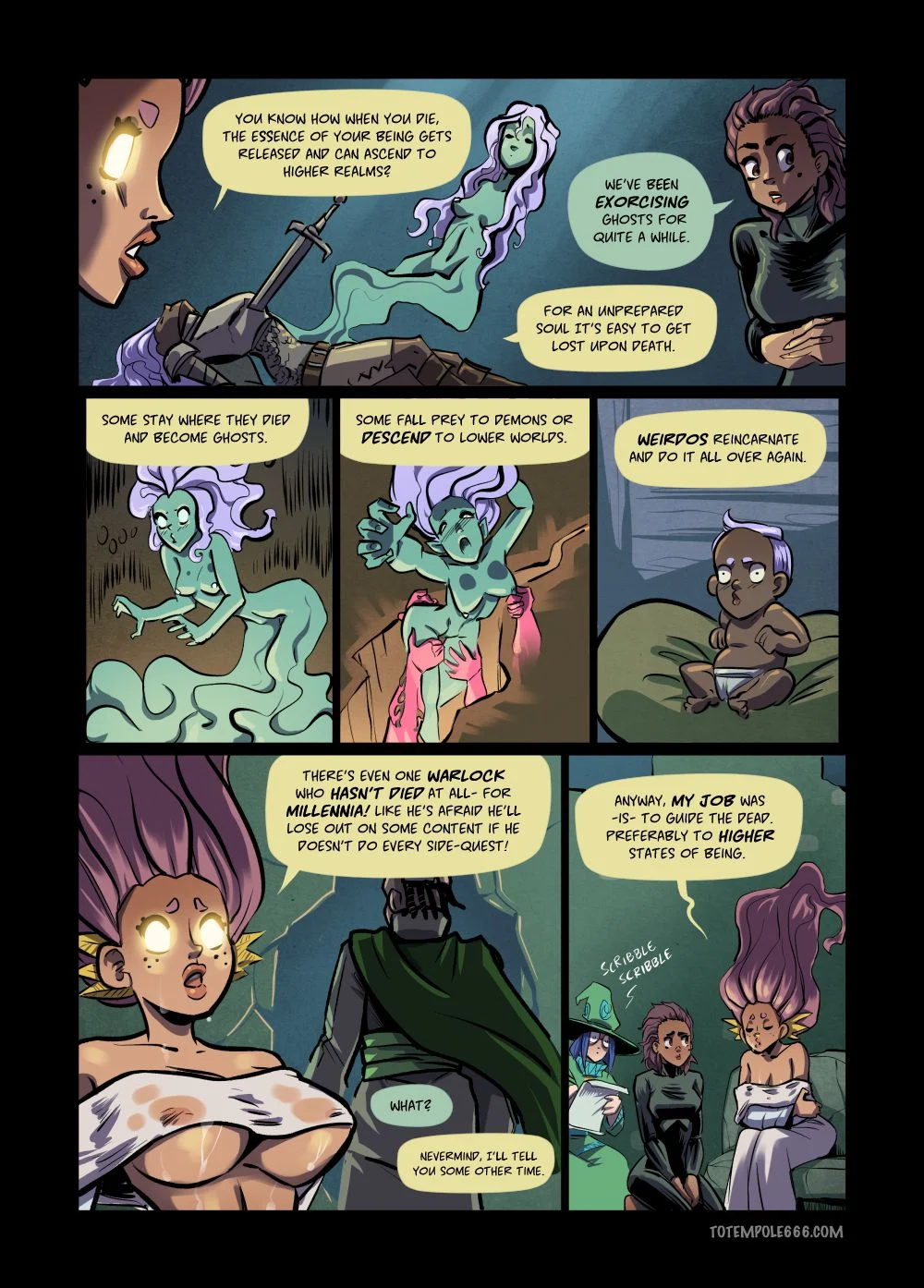 The Cummoner [Totempole] 27 . The Cummoner - Chapter 27 - Thrust Communion [Totempole] – page 44