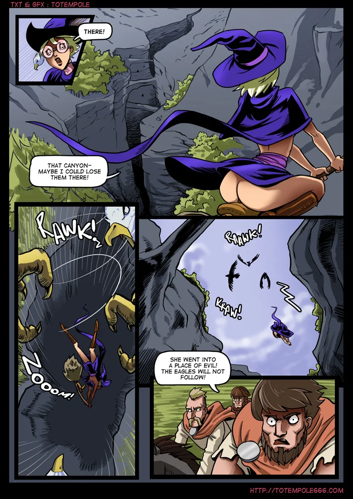 The Cummoner [Totempole] 7 . The Cummoner - Chapter 7 - Burn The Witch! [Totempole] – page 10