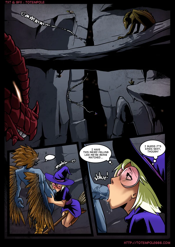 The Cummoner [Totempole] 7 . The Cummoner - Chapter 7 - Burn The Witch! [Totempole] – page 13