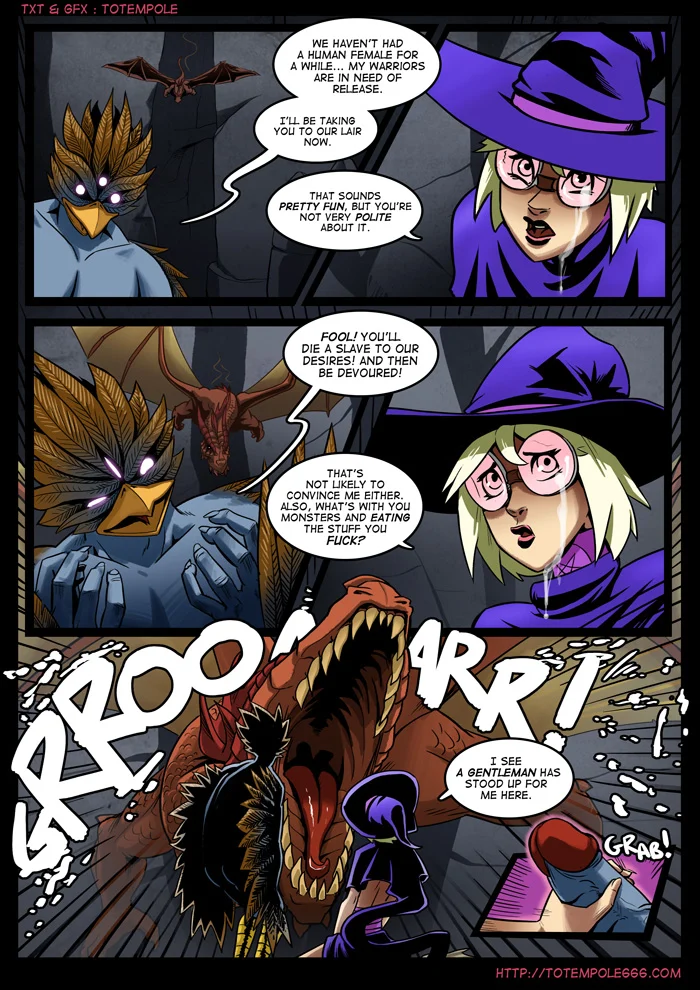 The Cummoner [Totempole] 7 . The Cummoner - Chapter 7 - Burn The Witch! [Totempole] – page 15