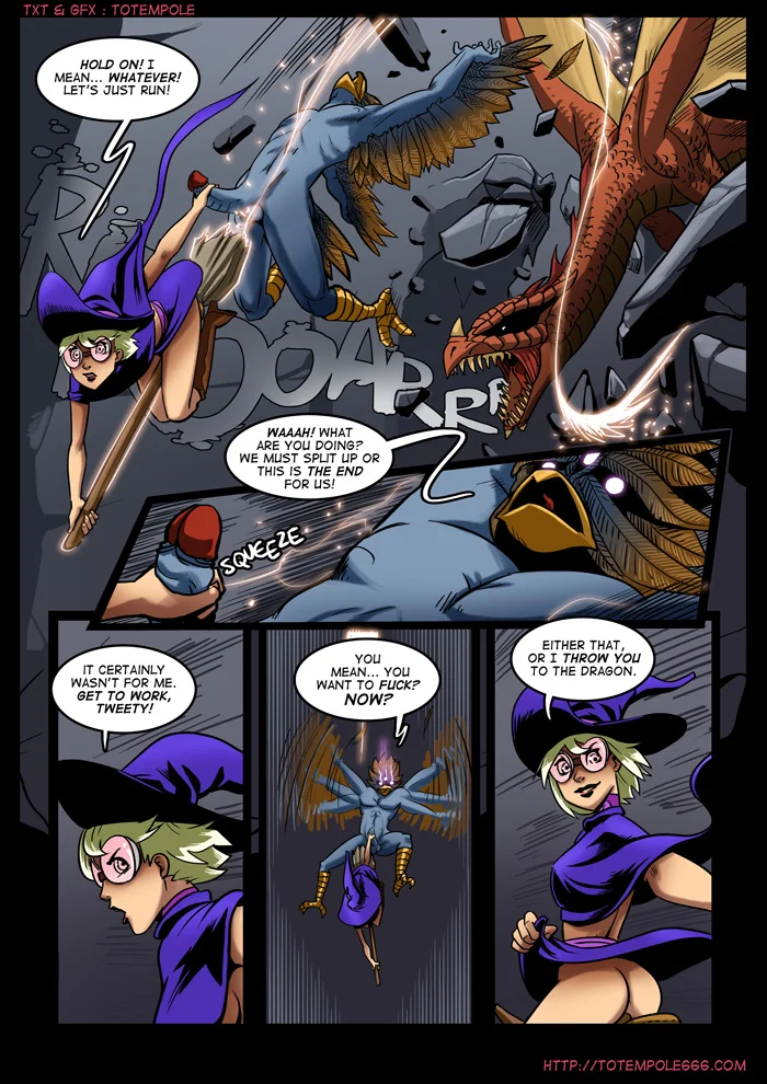 The Cummoner [Totempole] 7 . The Cummoner - Chapter 7 - Burn The Witch! [Totempole] – page 16