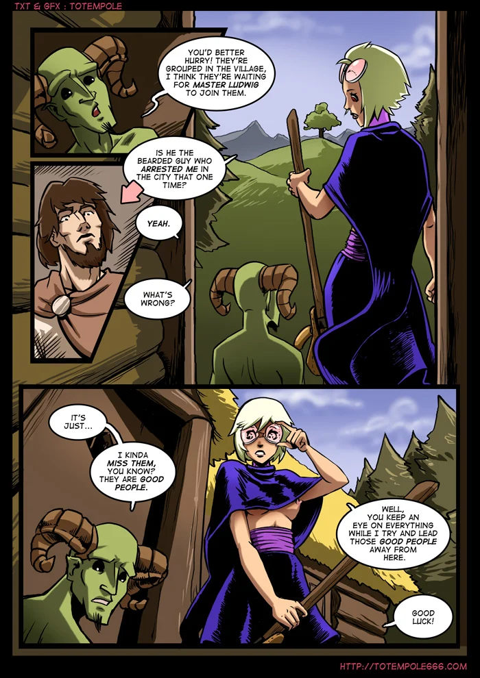 The Cummoner [Totempole] 7 . The Cummoner - Chapter 7 - Burn The Witch! [Totempole] – page 4