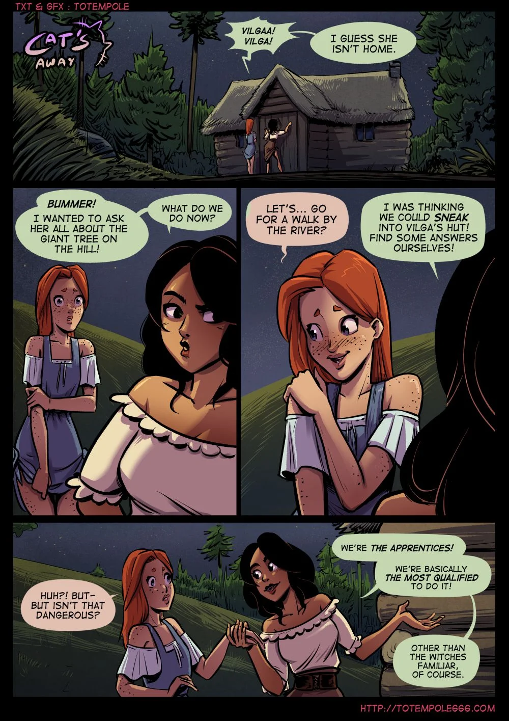 The Cummoner [Totempole] 20 . The Cummoner - Chapter 20 - Cat's Away [Totempole] – page 2