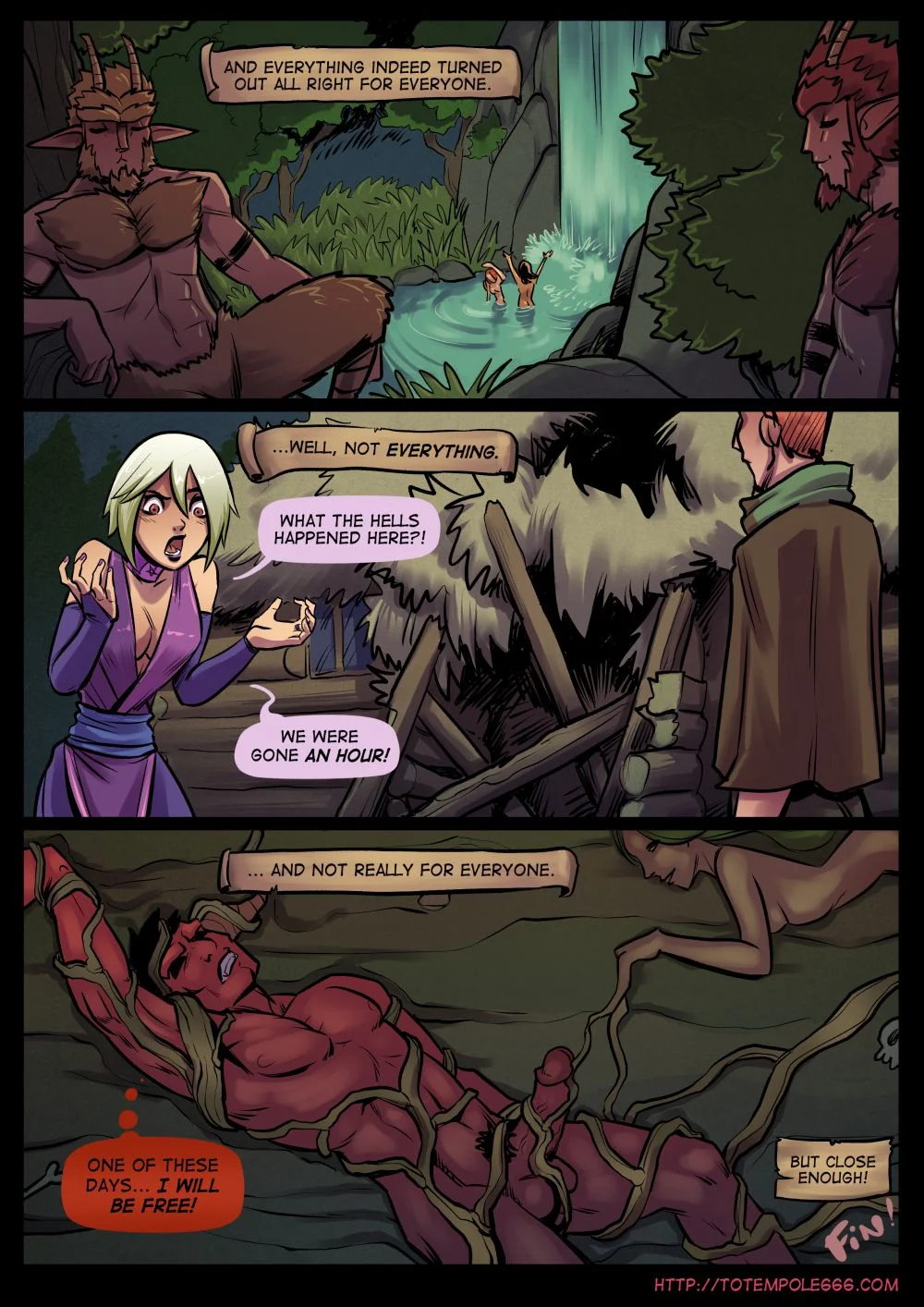 The Cummoner [Totempole] 20 . The Cummoner - Chapter 20 - Cat's Away [Totempole] – page 37