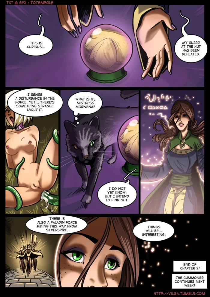 The Cummoner [Totempole] 2 . The Cummoner - Chapter 2 - Witch Morwena [Totempole] – page 19