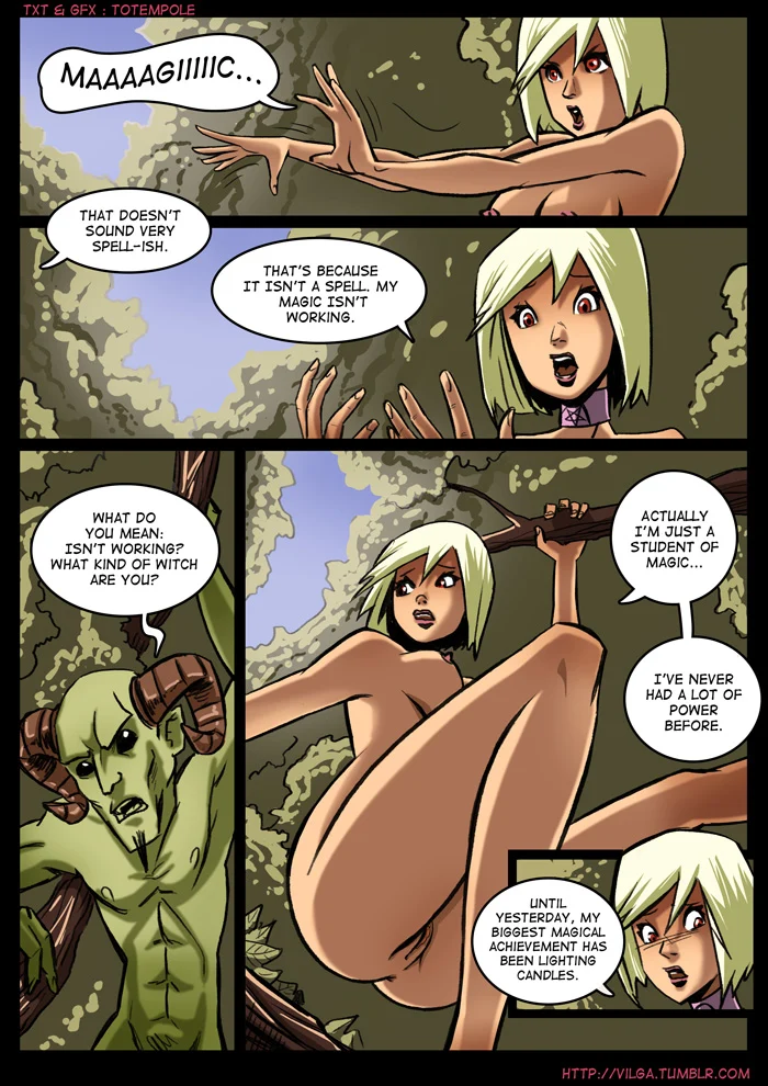 The Cummoner [Totempole] 2 . The Cummoner - Chapter 2 - Witch Morwena [Totempole] – page 3