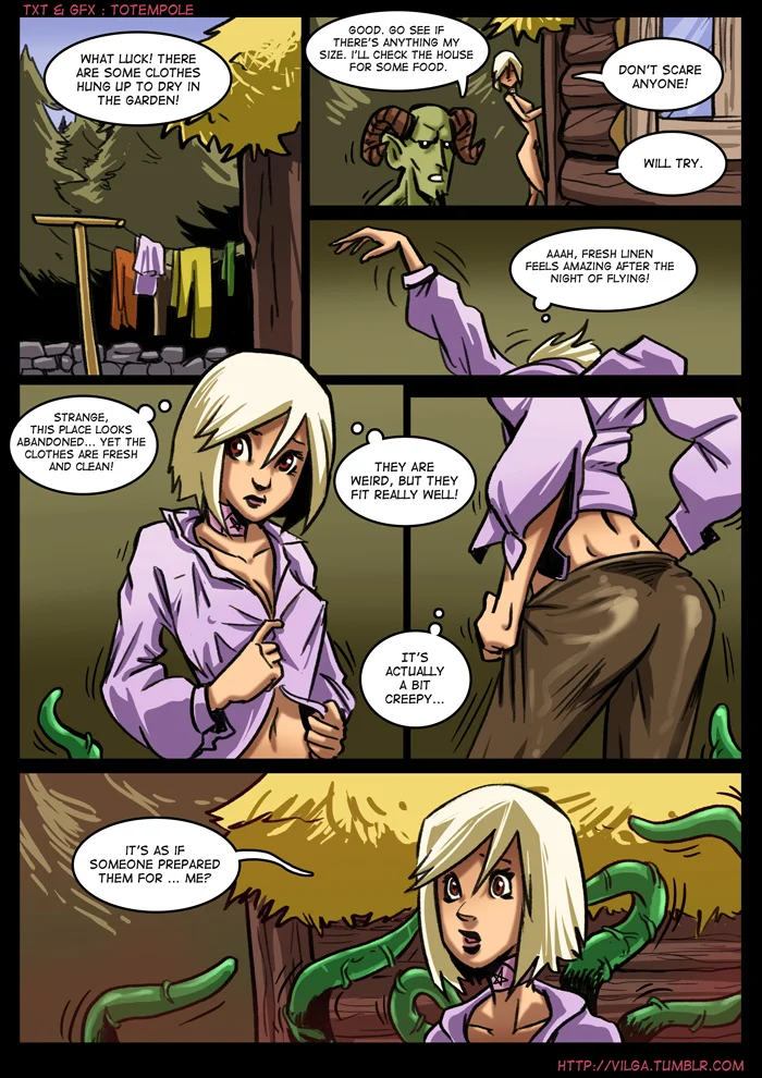The Cummoner [Totempole] 2 . The Cummoner - Chapter 2 - Witch Morwena [Totempole] – page 6