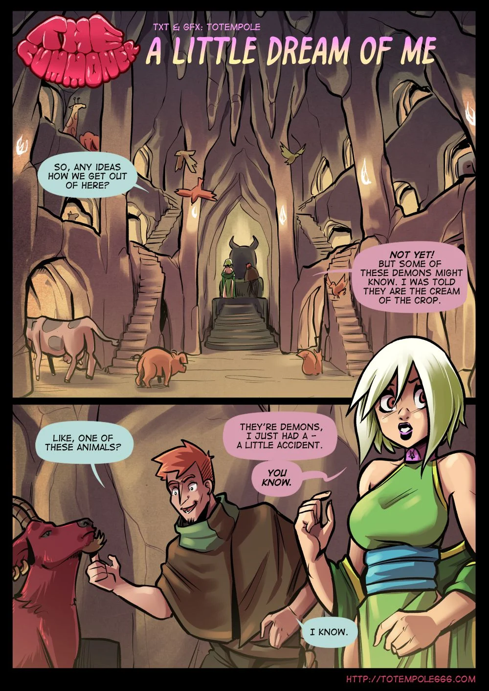 The Cummoner [Totempole] 25 . The Cummoner - Chapter 25 - A Little Dream of Me [Totempole] – page 2