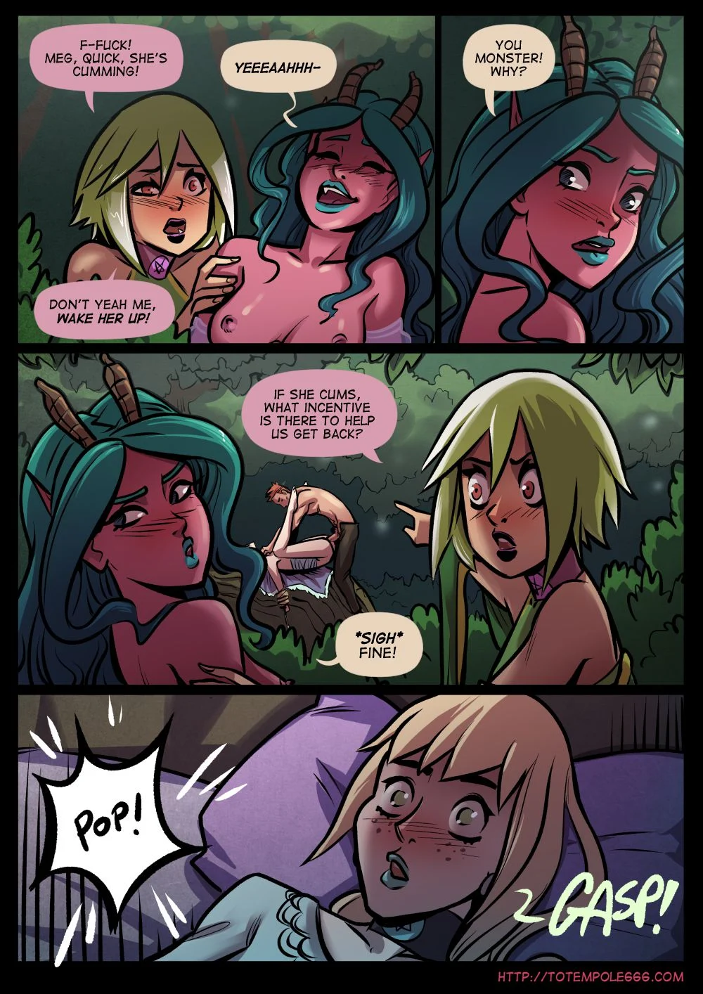 The Cummoner [Totempole] 25 . The Cummoner - Chapter 25 - A Little Dream of Me [Totempole] – page 28