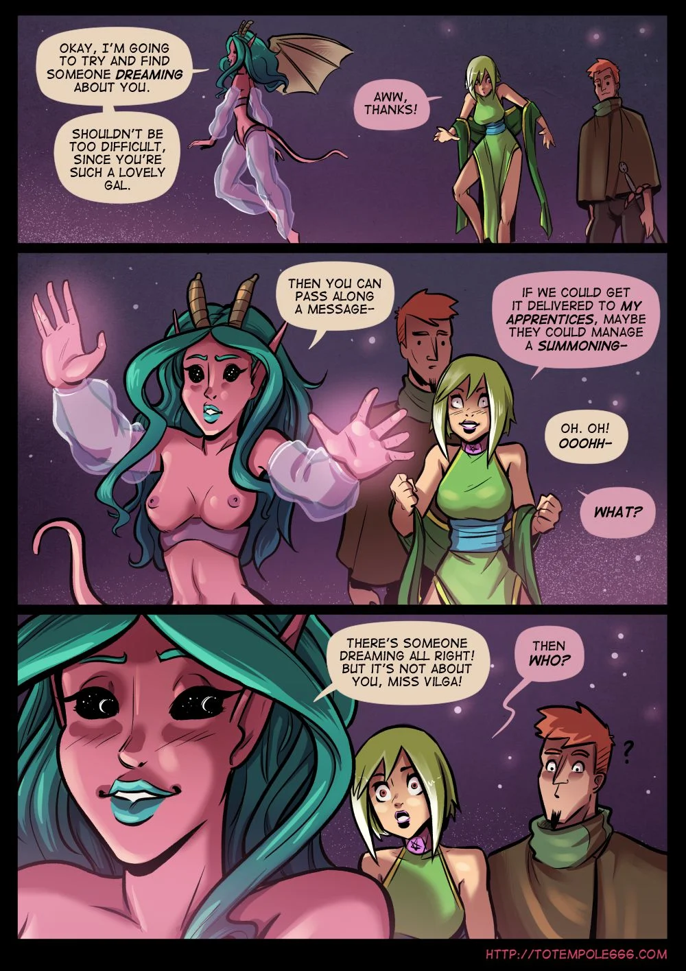 The Cummoner [Totempole] 25 . The Cummoner - Chapter 25 - A Little Dream of Me [Totempole] – page 9
