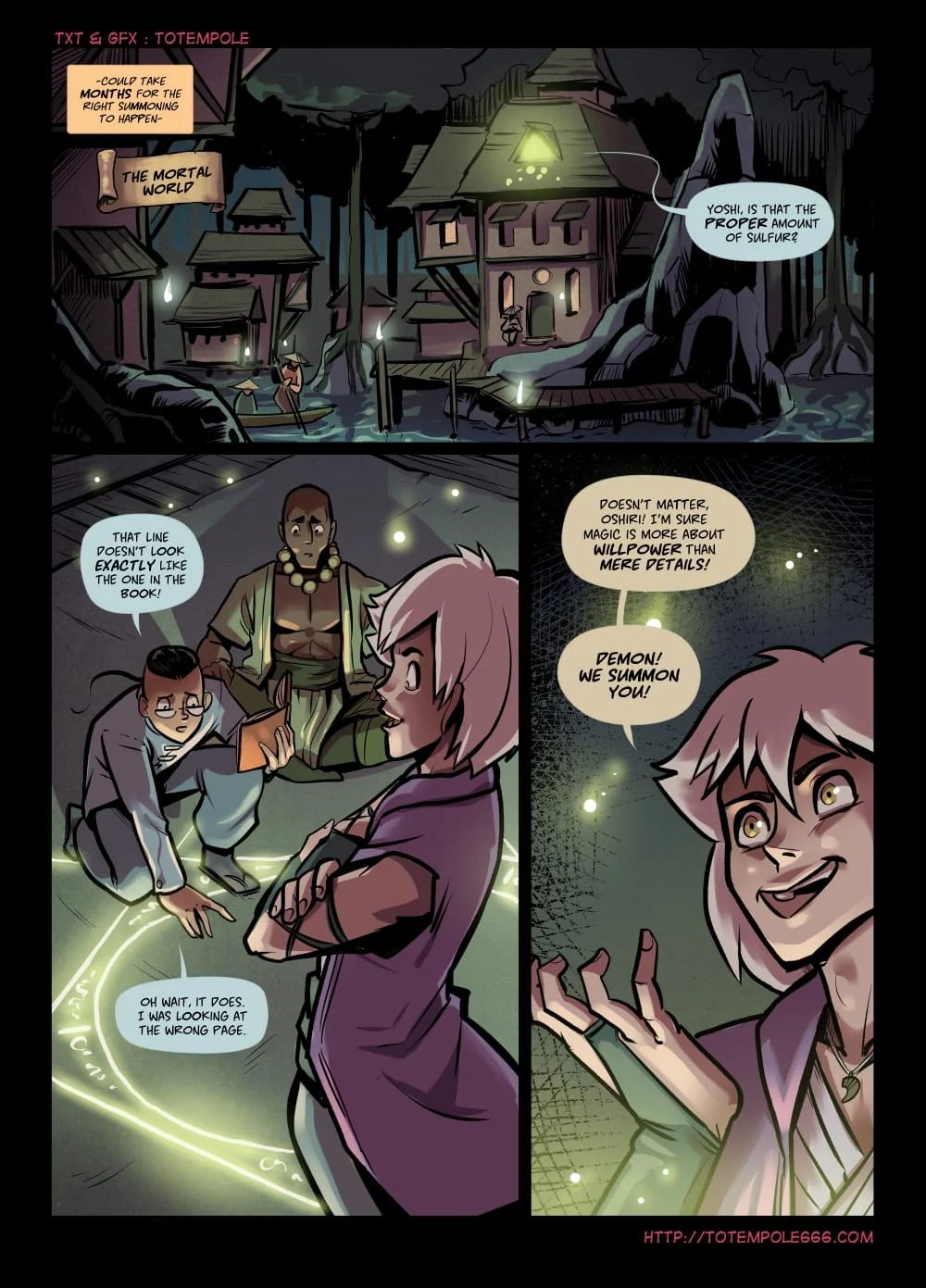 The Cummoner [Totempole] 28 . The Cummoner - Chapter 28 - Soul Bound Sorceress [Totempole] – page 14