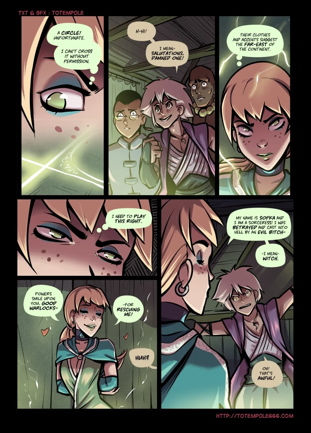 The Cummoner [Totempole] 28 . The Cummoner - Chapter 28 - Soul Bound Sorceress [Totempole] – page 17