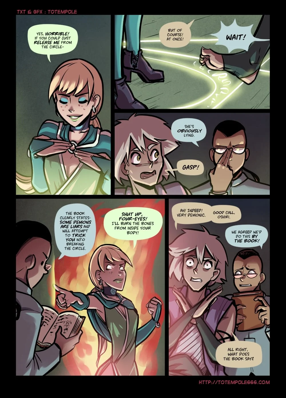 The Cummoner [Totempole] 28 . The Cummoner - Chapter 28 - Soul Bound Sorceress [Totempole] – page 18