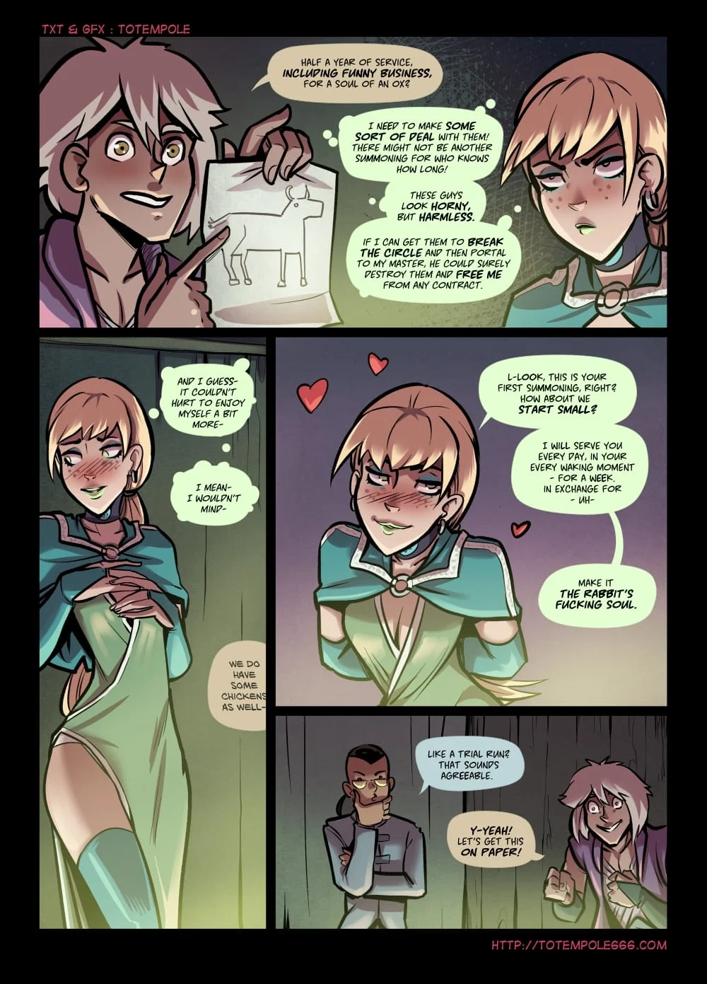 The Cummoner [Totempole] 28 . The Cummoner - Chapter 28 - Soul Bound Sorceress [Totempole] – page 20