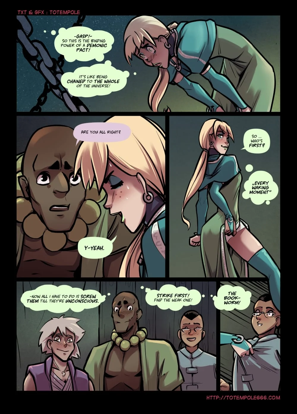 The Cummoner [Totempole] 28 . The Cummoner - Chapter 28 - Soul Bound Sorceress [Totempole] – page 22