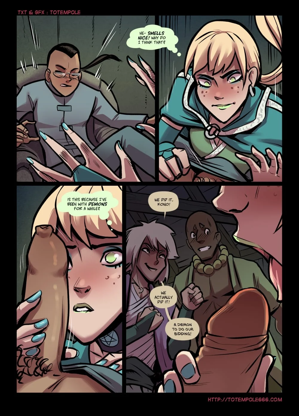 The Cummoner [Totempole] 28 . The Cummoner - Chapter 28 - Soul Bound Sorceress [Totempole] – page 23