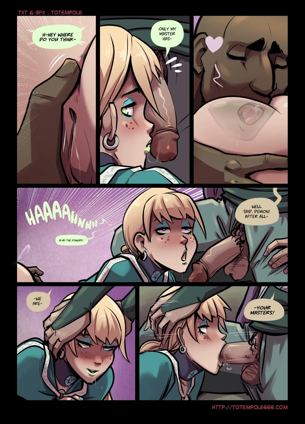 The Cummoner [Totempole] 28 . The Cummoner - Chapter 28 - Soul Bound Sorceress [Totempole] – page 32
