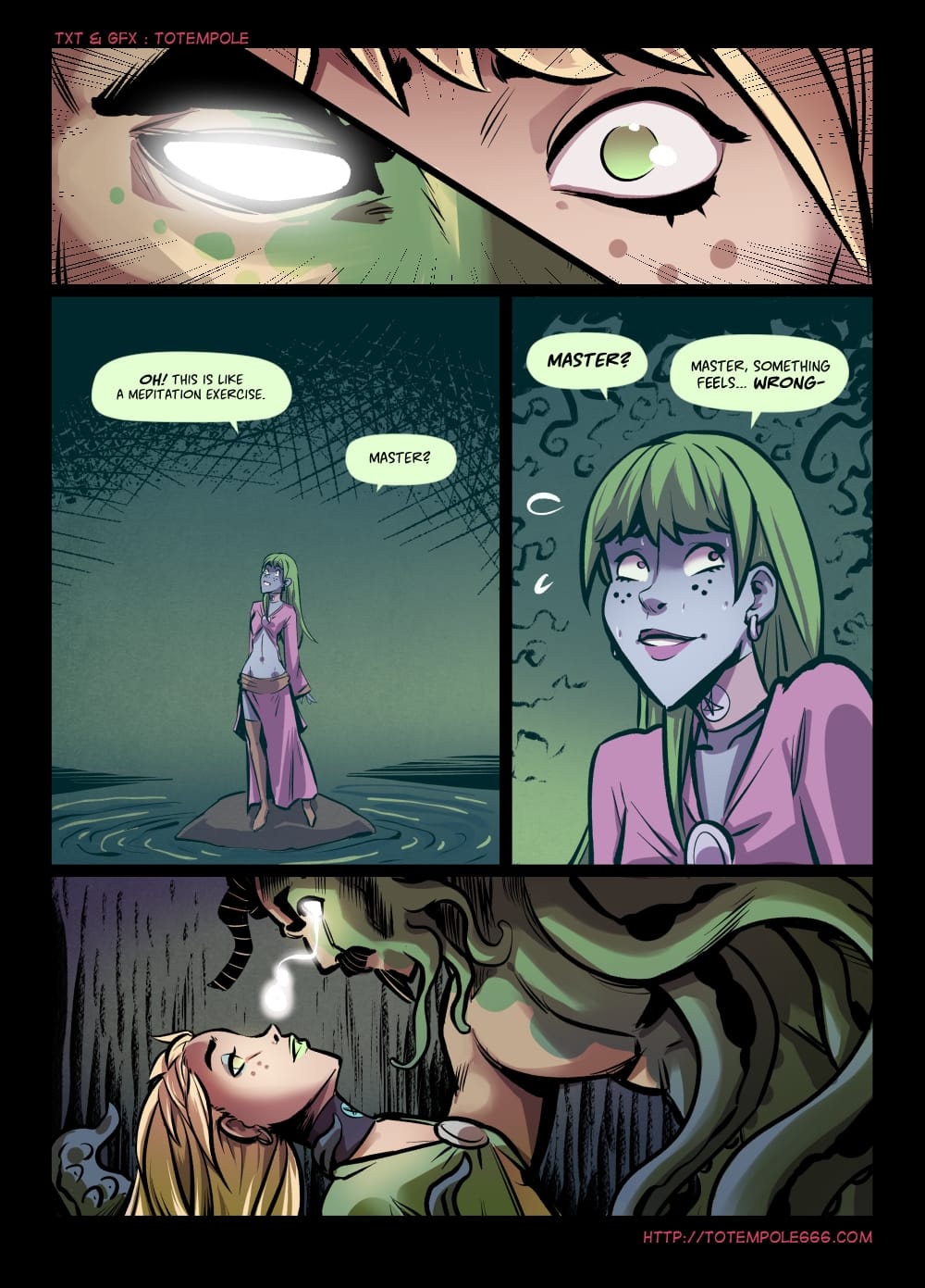 The Cummoner [Totempole] 28 . The Cummoner - Chapter 28 - Soul Bound Sorceress [Totempole] – page 47