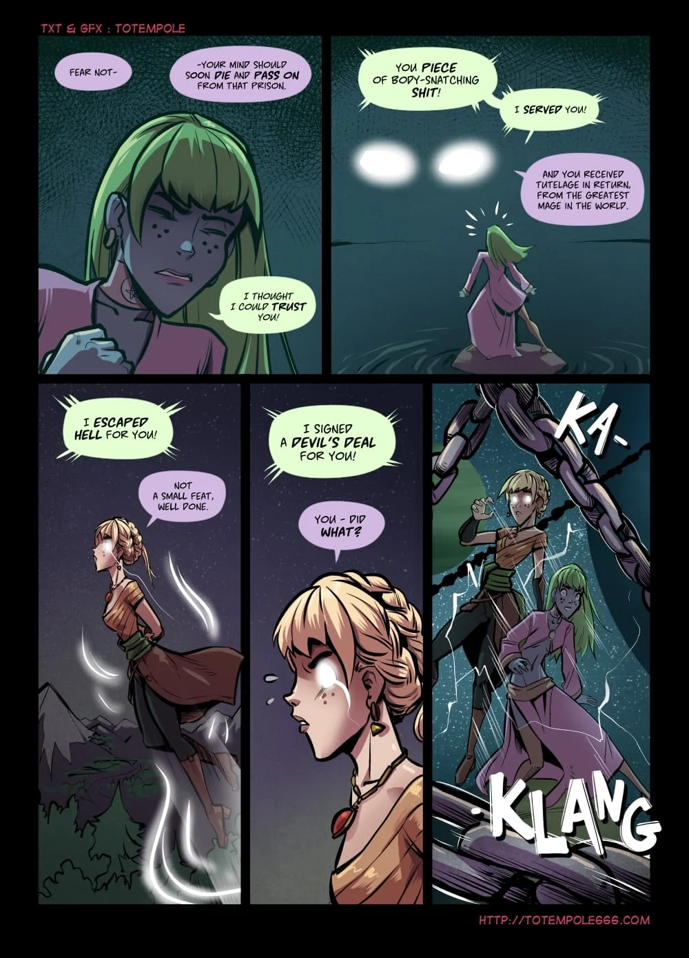 The Cummoner [Totempole] 28 . The Cummoner - Chapter 28 - Soul Bound Sorceress [Totempole] – page 50