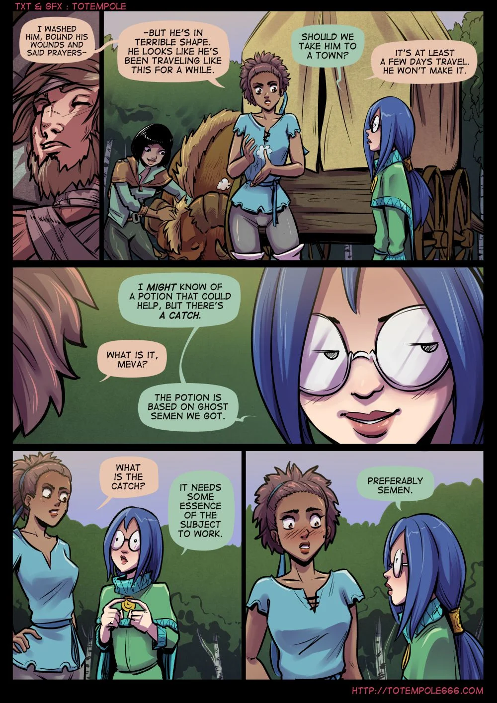 The Cummoner [Totempole] 21 . The Cummoner - Chapter 21 - Sleeping Beauty [Totempole] – page 4