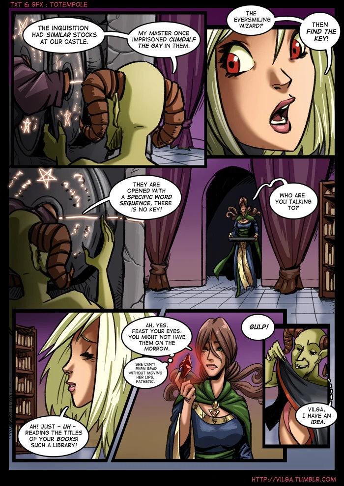 The Cummoner [Totempole] 3 . The Cummoner - Chapter 3 - Bondage [Totempole] – page 10