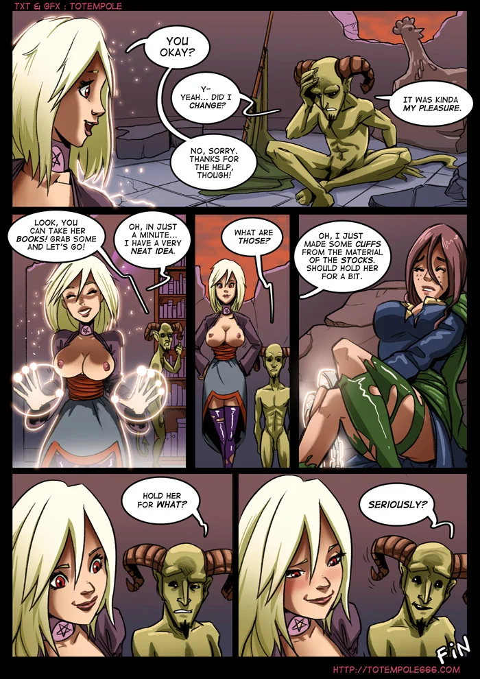 The Cummoner [Totempole] 3 . The Cummoner - Chapter 3 - Bondage [Totempole] – page 22