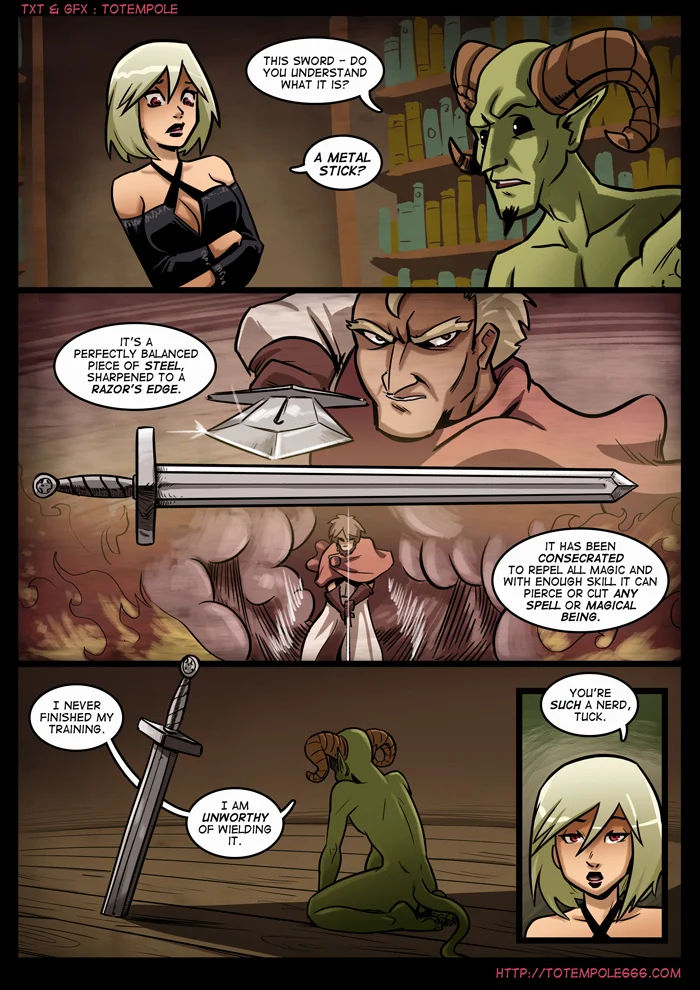 The Cummoner [Totempole] 13 . The Cummoner - Chapter 13 - The Apprentice [Totempole] – page 4