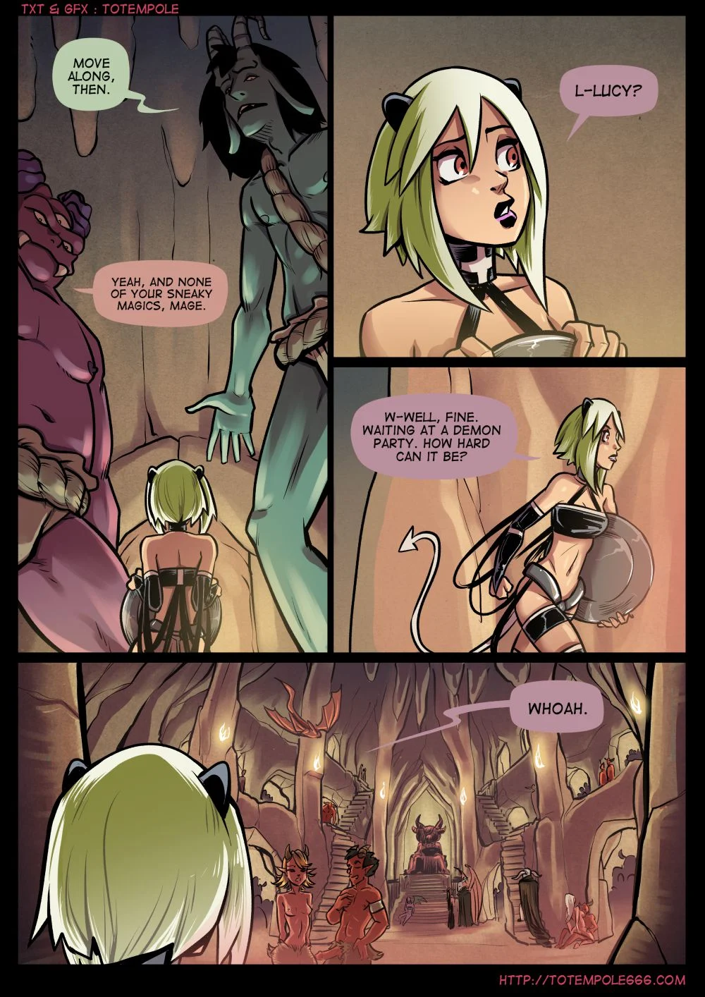 The Cummoner [Totempole] 22 . The Cummoner - Chapter 22 - Paradise Lust [Totempole] – page 12